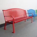 6ft Heavy Duty Outdoor Metal Benches With Powder Coating Finish