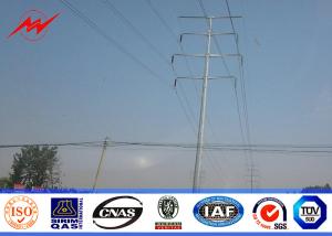 Quality 33 Kv High Tension Line Steel Tubular Pole Bitumen Protection wholesale