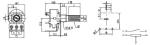 16mm rotary potentiometer, carton potentiometer with metal shaft, potentiometer