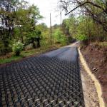 1.0-1.7MM Thickness Gravel Geocell for Earthwork Application in Road Constructio