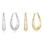 3x2.1cm Silver Alloy Metal Earring Light Gold Polished Sterling Platinum Plated