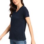 Wholesale 100% Cotton Customized Logo Printed Blank t shirts Plain Women T Shirt