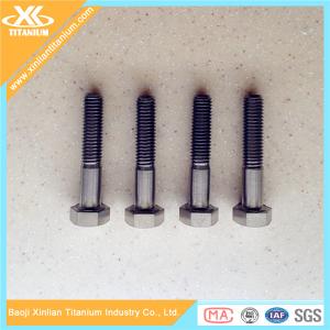 Quality Best Price For Gr5 M6 DIN931 Titanium Hex Head Bolts wholesale