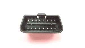 Quality 16 Pin Standard J1962 Obd Connector Pvc Material Injection Molded In Black wholesale