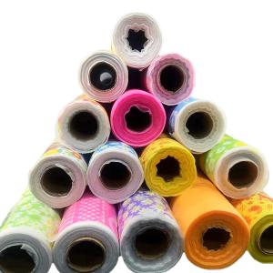 Quality Biodegradable Polypropylene Non Woven Fabric Roll Nonwoven Tablecloth Roll Material wholesale