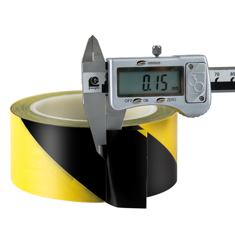 Pressure Sensitive Adhesive Type PVC Marking Tape For Safety Floor Marking