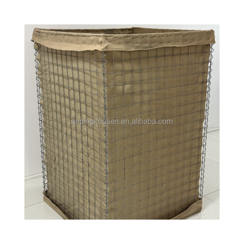 Defense Bastion Sandbag Gabion for Heavy Duty Retaining Wall and Bunker Protection