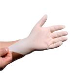 Optional Thicknesses Disposable Latex Glove Tear Resistance Water Proof