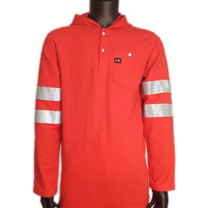 Quality CFR Knitted Hi Vis FR Sweatshirt 9 CAL ATPV With Reflective Tape wholesale