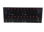 AHD cctv camera video converter , 19 inch 2U Rack design audio over Fiber