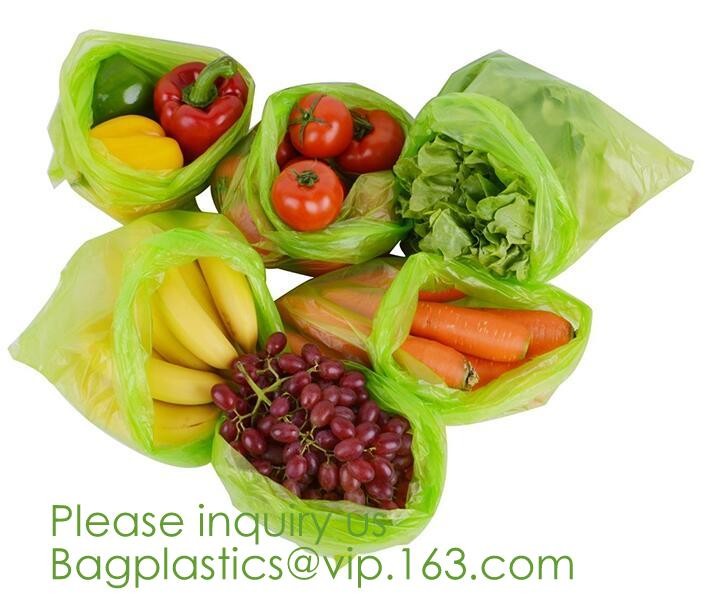 64 Gallon compostable trash bag biodegradable garbage bag, 0.9 Mil, 47"W x 60"H,cornstarch made 100% eco friendly direct