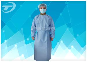 Quality PP Nonwoven Medical Disposable Hospital Gowns With Tie / Magic Stick wholesale