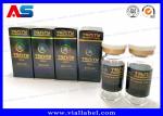 Pharmaceutical Peptide Sarms Paper Vial Packaging Box Hologram Logo UV Coating