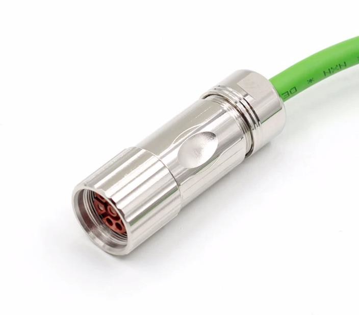 Industrial Servo Motor Connector And SIEMENS Current Rating High Torque DC Servo Motor