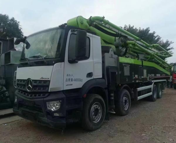 44000kgs Cylinder Type 2020 Zoomlion 63m Concrete Boom Pump on Mercedes Benz