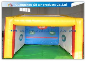 Quality Kids / Adults Colorful Inflatable Sports Games Squash Playing Inflatable Wall wholesale