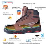 CE S3 Heavy Duty Safety Shoes Work Boots Waterproof Leather Work Boots Composite