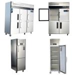 Stainless Steel Upright Refrigerator/Freezer for Commercial Kitchens and