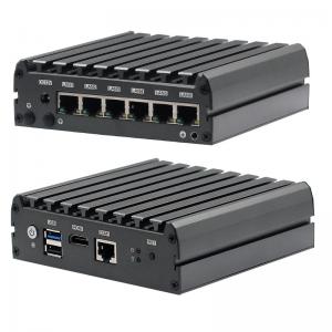 Quality Network Security Firewall Fanless Mini Pc Pfsense 6 Gigabit LAN Quad Core E3845 J1900 wholesale