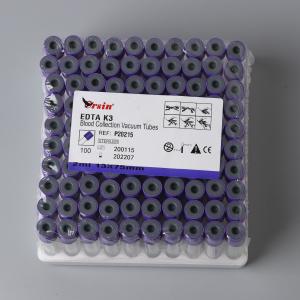 Quality K3 EDTA Coated Blood Collection Tubes BD Vacutainer EDTA For Laboratory Research wholesale