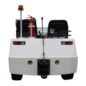 Quality 40 / 80 Ton White Color Steel Electric Aircraft Tow Tractor With Clean Power wholesale