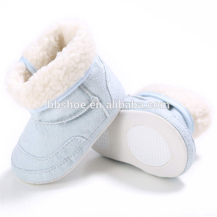 7 colors soft-sole Winter snow warm Walking shoes Newborn toddler baby fur boot