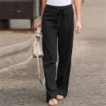 Fashion All Match Blue Casual Pants Summer Wide Leg Trousers