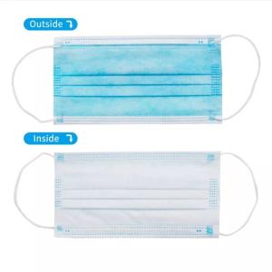 Quality Non Sterile 3 Ply Face Mask High Filtration Efficiency For Adults wholesale