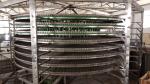 Bread Pizza Cooling Spiral Tower Conveyor From Factory