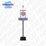 Floor Standing Acrylic Display Rack Creative POP Led Light For Draft Beers