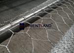 Hot Dipped Galvanized Flexible Gabion Wall Baskets For Stream Bed Drain