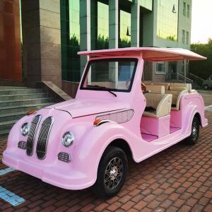 Quality 72V electric Vintage Golf Car Cart 8 Seater All Terrain Tires Independent Suspension wholesale
