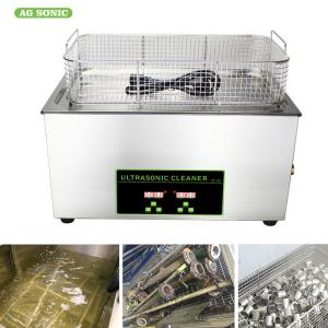 Quality Heated Industrial Pump Digital Ultrasonic Cleaning Machine Automatic 30l Tank wholesale
