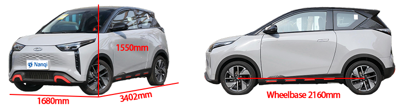 Chery 3 Door 4 Seater Hatchback New Energy Vehicle Chery Unbounded Pro