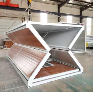 Quality Steel Structure Container House Foldable Rock Wool / Glass Wool Insulation wholesale