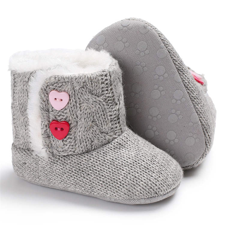 New fashion Non-woven cotton walking shoes winter warm indoor toddler baby cotton booties