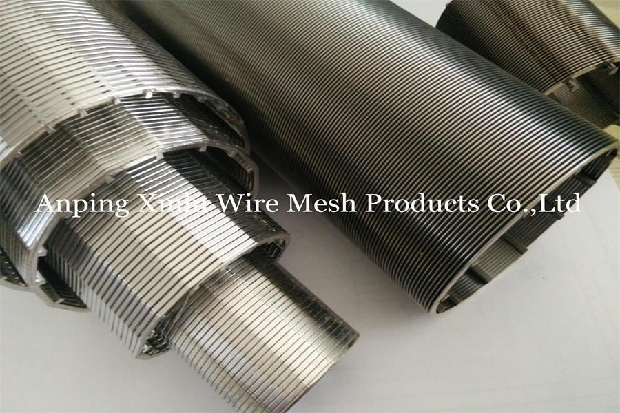 Johnson Type Wedge Wire Screen Pipe Continuous Slot Dia 125mm