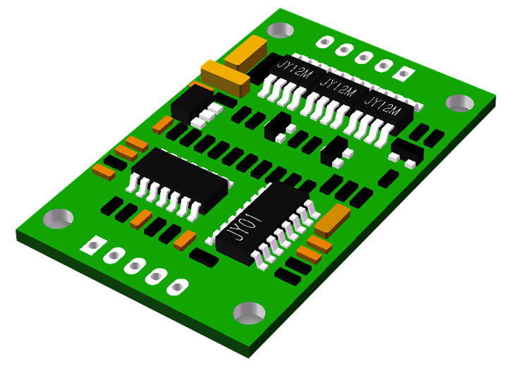 Rectangle Brushless DC Motor Driver Speed Pulse Signal Output Bare Board
