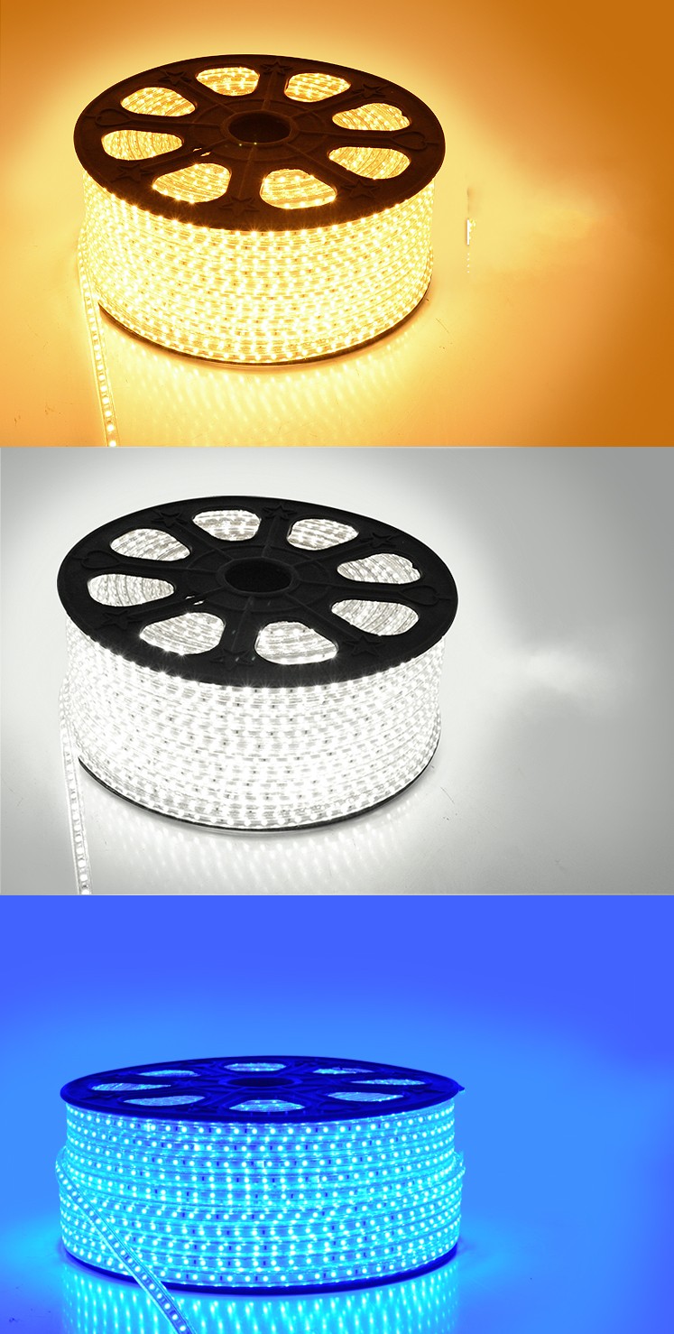 LED Strip 5050 220V Waterproof Flexible LED light Tape 220V lamp Outdoor String 1M 2M 3M 4M 5M 10M 12M 15M 20M 25M 60LED