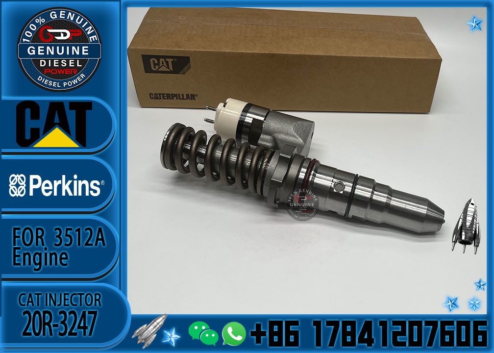 Common rail injector fuel injecto 20R3483 20R-3247 10R-2827 for 3512B Excavator 3512C 3516B 3516C