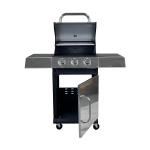 3 1 Burners Stainless Steel Gas Grill for Outdoor Cooking on 110x44x112 cm