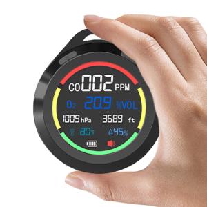 Quality LCD Screen Travel Portable Carbon Monoxide Monitor detector For Temperature Humidity 1500mAh wholesale