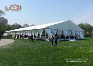 Quality White Color Roof Aluminum Structure Outdoor Event Tents , 1000 People Capacity For Wedding wholesale