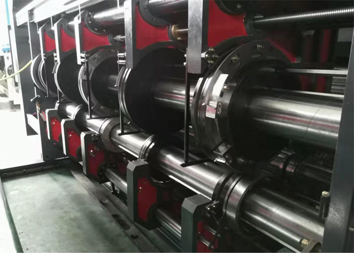 Bottom Printing Gluer Inline Flexo Printer Slotter Die Cutter