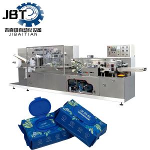 Quality Customizable Wet Wipes Machine Stainless Steel Construction 60 Bags/Min Speed wholesale