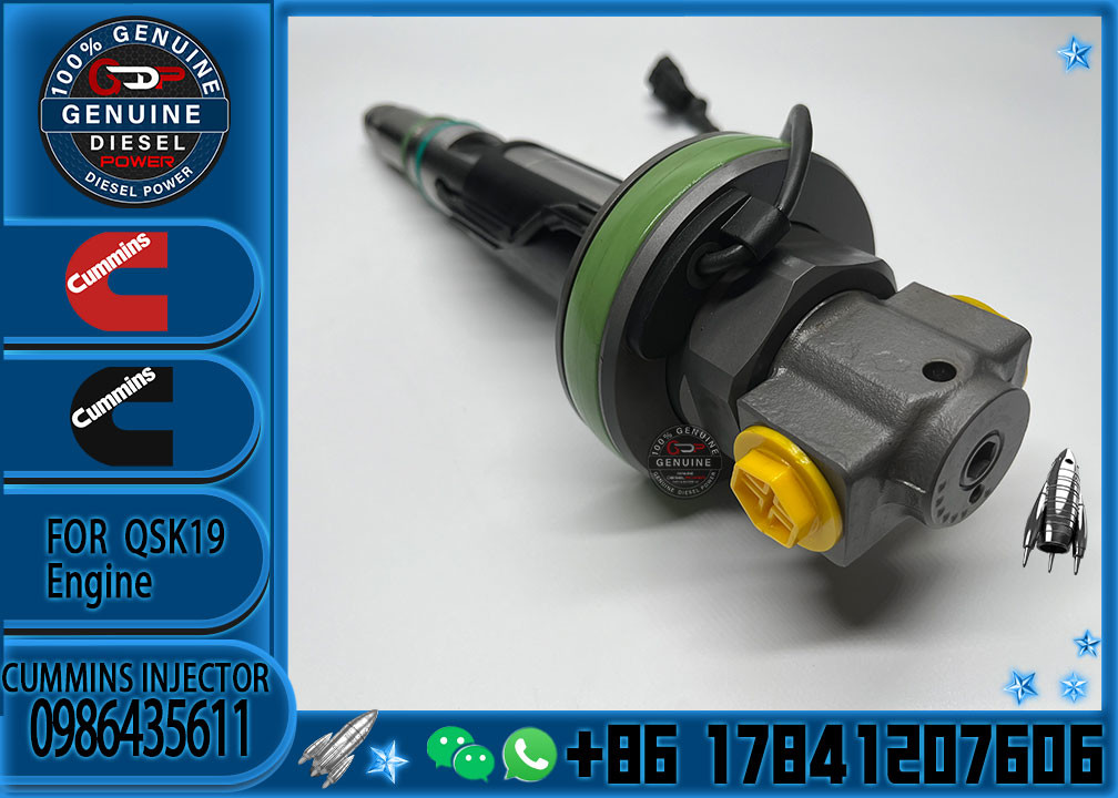 Diesel Fuel Engine parts diesel fuel injector 0986435611 for Cumminns QSK19 engine