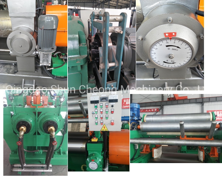 Hot Sale XK-360 Rubber Mixer Mill With Alloy Chilled Iron Roll