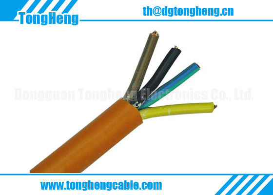 Tear and Coolant Resistant Flexible Coloured Coded Conductors Customized PUR Cable