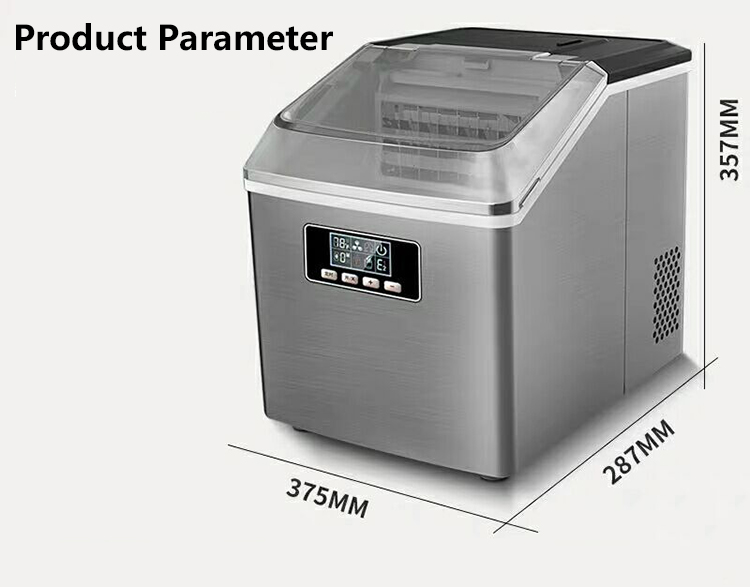 25kg Automatic Home Cube Ice Small Mini Portable Countertop Ice Maker Machine for Tap Water Or Bottled Water Business
