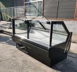 CommercialFan Cooling R290 Right Angle Meat Display Fridge For Supermarket